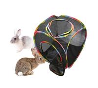 Tunnel For Chat Cube Extérieur Pop Up Clôture Pliable Maille Maison Tente For Animaux De Compagnie