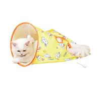 Tunnel interactif pour chat, enrichissement des chatons, tunnel de jeu résistant aux morsures, design durable pour une utilisation active pour les chats de petite, moyenne et grande taille, intérieur