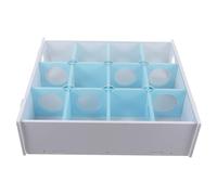 Tunnel Labyrinthe en Bois pour Hamster et Rat, d'exercice | Maze de Jeu, Accessoire pour Cage, Environnement Amusant, Bleu, pour Petits Rongeurs Actifs