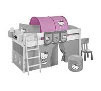 Tunnel - LILOKIDS - Hello Kitty - 100% coton - Compatible lits surélevés - Facile à installer