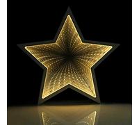 Tunnel lumineux à LED avec effet miroir infini - Lampe de nuit 3D pour Noël, décoration d'intérieur, soirées cinéma, fête d'anniversaire