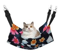 Tunnel Mandala réversible à suspendre pour chat, doux, respirant, lit réglable pour chaton chiot ou petit moyen
