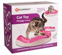 Tunnel MOGGY jeu pour chat ø 38.5 cm x 7 cm x 7.7 cm. rose.