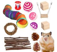 Tunnel pliable pour animaux de compagnie, tunnel pour cobayes | Accessoires pour peaux pliables | Jouets de Tube d'entraînement d'exercice de 12 pièces pour écureuil, Hamster, lapin, furet, Chinchilla