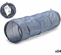 Tunnel pliable pour animaux domestiques 90 x 25 x 25 cm (24 pièces)