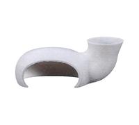 Tunnel pour aquarium, cachette de crevettes, décoration d'abri, habitat aquatique, betta décorative, lieu de repos, décoration d'angle, accessoire de réservoir sous- , eau douce et salée