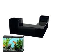 Tunnel pour Aquarium - Grotte À Crevettes - Décoration Aquatique avec Abri d'Observation pour Habitat et Eau Douce, Structure de Repos pour Faune Aquatique et Aménagement de Bassin