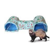 Tunnel pour Cacher Les Petits Animaux : Lieu de Couchage Moelleux pour cochons d'Inde, abri Confortable pour rongeurs, Tunnel de Grotte en Tissu Lavable avec Un Design Confortable pour