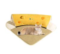 Tunnel pour chat d'intérieur, lit doux et innovant pour chat - Lit parfait pour chaton, tubes et tunnels polyvalents pour chats avec tapis de lit pour grands chats, sommeil profond, exercice