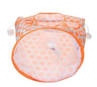 Tunnel pour Chat en Polyester Balle Peluche Suspendue | Cachette Intime, Usage Maison et Jeu Quotidien, Design Simple, pour Chats, Lapins, Chiots