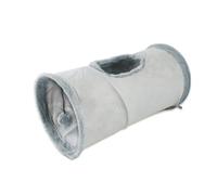 Tunnel pour Chat en Tissu Suédé, Pliable, | Construction textile souple, Accessoire tunnel pour chat, Jeu autour du tunnel, chats