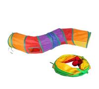 Tunnel pour chat - Enclos pliables pour chats | Tube portable pour petits animaux de compagnie pour lapin, chiens, lapins, petits animaux, activités d'intérieur et d'extérieur