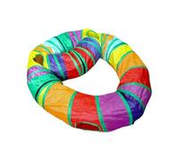 Tunnel pour chat - Grand ensemble de pliable | 3 pièces détachable | Labyrinthe à combinaison gratuit, fermetures éclair renforcées, polyester résistant à l'usure, jouets intégrés, pour chat