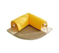 Tunnel pour chat - Insert de grotte pour chats d'appartement - 2 en 1 - Avec tunnel pour petits animaux - Avec coussin amovible
