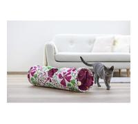 Kerbl Tunnel pour chat Flower multicolore 90 cm Ø25 cm