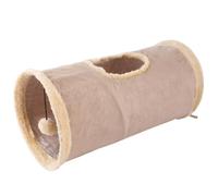 Tunnel pour Chat Pliable et Droit, Jouet Tunnel pour Chat, Tube Doux et Confortable avec balles, Tubes Tunnels pour Lapins, Chatons, Chiots, Amoureux des Animaux de Compagnie