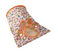 Tunnel pour Chat Pliable,Sac Tunnel Pliable interactif avec Son - Jouet Tubulaire Mignon pour se détendre, Explorer, Tunnel de Jeu Portable pour se Cacher, Jouer
