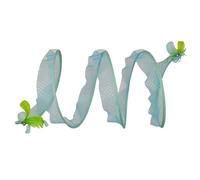 Tunnel pour chat - Tunnel de jeu pour chat - Tubes d'exercice en forme de S | Labyrinthe pliable pour chats avec plumes et clochette | Tube portable d'intérieur et d'extérieur pour chats, lapins