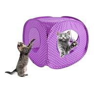 Tunnel pour Chat, Tunnel Pliable pour Chat, Cubes pour Chat D'intérieur, Tunnel pour Lapin, Tunnel pour Chat D'intérieur, Labyrinthe pour Chat avec Balles pour Animal de