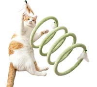 Tunnel pour Chat Tunnel Souple Ondulé pour Chat avec Grelot Et Ballon en | Jouet de Chasse Pliant et Repliable pour Chat pour Intérieur, Exercice, Anticipation de Chasse, Enrichissement