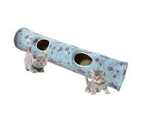 Tunnel pour chaton - Tube phosphorescent - Jeu de cache-cache pour chat - Tunnel crépitant - Jouet amusant pour chat - Jouet de poche pour petits animaux de compagnie