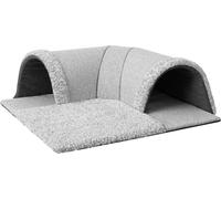 Tunnel pour chats Niche pour chats Lit pour chats Lieu de repos douillet pour chats Tapis Niche pour animaux domestiques Caverne pour chiens Niche pour chiens, Cendres