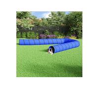 Tunnel pour chien bleu Ø 55x1000 cm polyester