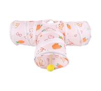 Tunnel Pour Cochons D'Inde - Tube En Polyester Pliable 55x16 Cm | Jouet Interactif Pour Animaux De Compagnie | Ce Jouet Amusant D'activité D'exercice Sans Odeur Est Parfait Pour Les Lapins, Les Hamste