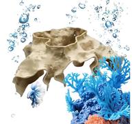 Tunnel pour crevettes d'aquarium,Décorations d'abri et cachette réalistes et stables - Refuge Sous Graviers pour Aquarium - pour l'alimentation le repos eau douce aquatique le sous-les débutants pêche
