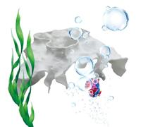 Tunnel pour crevettes d'aquarium - Tunnel Stable Cachette Abri,Cachettes pour Aquarium | pour l'alimentation Le Repos Eau Douce Aquatique Le sous-Les débutants pêche