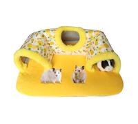 Tunnel pour Hamster - Cachette à Sorties Multiples, lit Tunnel Lavable | Module de Jeu Compact pour rongeurs, abri Polyvalent pour mammifères, idéal pour Hamsters, furets et cochons d'Inde