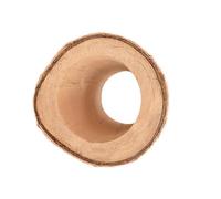 Tunnel pour Hamster en Bois Naturel, Trou D’Arbre, 1 Pièce | Entrée Latérale pour Passage Facile, Convient aux Écureuils et Petits Animaux, Objet Décoratif pour Présent