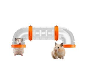Tunnel pour hamster | Game Tubes Hamster | Kit d'exercices créatifs pour animaux de compagnie | Tube amusant transparent pour la formation de courses - Exploration Roditori Accessoires Gabbia Habitat