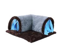 Tunnel pour Hamster,Habitat pour Petits Animaux avec Rideaux D'Intimité | Meubles Amovibles pour Hamster,pour Accessoires De Cage Exercice Enrichissement Sommeil Jeu Et Hérisson