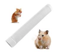 Tunnel pour hamster - Tube d'entraînement pliable de 100 cm de long pour furets, jouet à mâcher peu encombrant pour cochons d'Inde, gerbilles, hérissons, chinchillas, lapins, squ