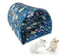 Tunnel pour hamsters, Lit de tunnel pour hamsters, Abri portable pliable, Hérisson qui se cache et repose, tunnel pour petits animaux pour furets, hamsters, chinchillas, hérissons