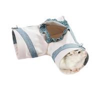 Tunnel pour petits animaux - Tunnel pour lapin, hamster, furet, jouet amusant pour lapins nains, cochons d'Inde, chatons