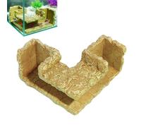 Tunnel pour poissons, refuge en résine pour animaux, pour tanières et tunnels, pour aquarium, élevage, animaux domestiques, utilisation intérieure et extérieure