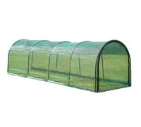Tunnel pour poules pliable pour une utilisation en extérieur | Poulailler adapté pour jardin, cour, terrasse, terrasse, balcon, ferme, pelouse