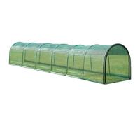 Tunnel pour poulet - Enclos d'extérieur portable en maille filet pour | Toile d'ombrage en maille PVC avec cadre en fil d'acier | Placement de jardin, cour, pelouse, terrasse, ferme, pliable