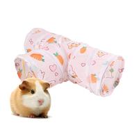 Tunnels Intérieurs Pour Lapins Multifonction interactif | Grotte cache-cache intérieur pour animaux pour Hamster Souris Chinchilla Hérisson Petits Animaux Accessoires de Cage Jouet