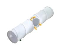 Tunnels Pour Chat D'Intérieur Pliable, Léger Et Interactif Avec Des Trous | Tunnel Anti-Ennui Chat Pour Intérieur, Dortoir, Chambre Universitaire, Appartement, Salon, Balcon, Pelo