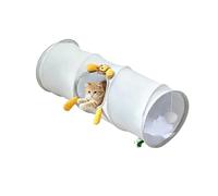 Tunnels pour Chat D'Intérieur | Tube Pliable Et Interactif pour Animaux De Compagnie avec Un Trou D'Observation,Tunnel Jeu Intérieur | Maison Appartement Salle De Séjour Balcon Pelouse Jardin Cour