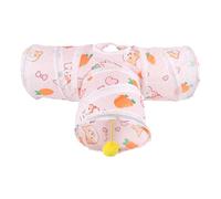 Tunnels pour lapins - Tubes d'exercice pour petits animaux de compagnie | Jouet pliable interactif avec balle de jeu pour lapins, furets, hamster, chinchilla hérisson, se cachant et se reposant