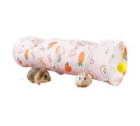 Tunnels Pour Lapins Tuyau D'Exercice Pour Animaux D'Intérieur | Tunnels Pliables Avec Balle De Et Tuyau Cachette Pour Lapin Jouet D'Activité Pour Cochons d'Inde, Hamsters, Furets, Chatons,