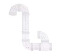 Tunnels pour petits animaux de compagnie - Pour hamster - Raccords de tuyauterie - Blanc