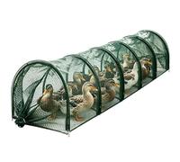 Tunnels pour poules extérieures,Installation rapide Flexible Portable Extensible | Tunnels à poulet avec clôture de jeu - Convient à tous les canards, oies, lapins, poussins, cailles et volailles