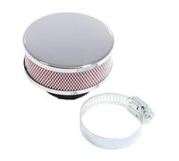 TUN'R FILTRE A AIR D28-35 CYLINDRIQUE EXTRA PLAT DROIT CHROME