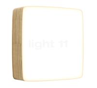 Tunto Cube Applique/Plafonnier LED chêne - XXL Ce luminaire comporte des modules à LED prémontés de classes énergétiques A A++, A+, A