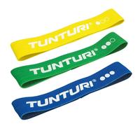 Tunturi 3-set Power Band, bande de résistance avec force 4-14 kg, bande de fitness, bande d'entraînement pour la musculation